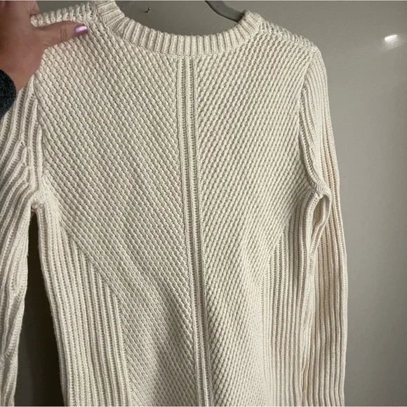 Madewell Cream Crew Neck Sweater - Picture 4 of 7